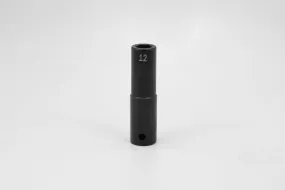 12 mm 1/2" Drive 6 Point Deep Metric Impact Socket