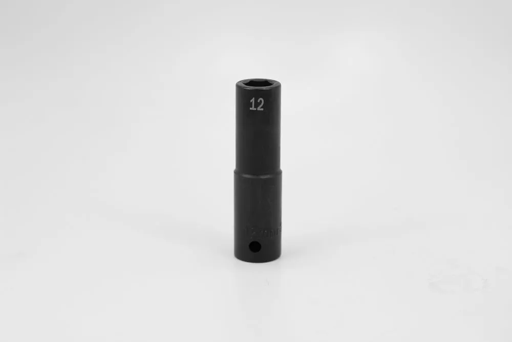 12 mm 1/2" Drive 6 Point Deep Metric Impact Socket