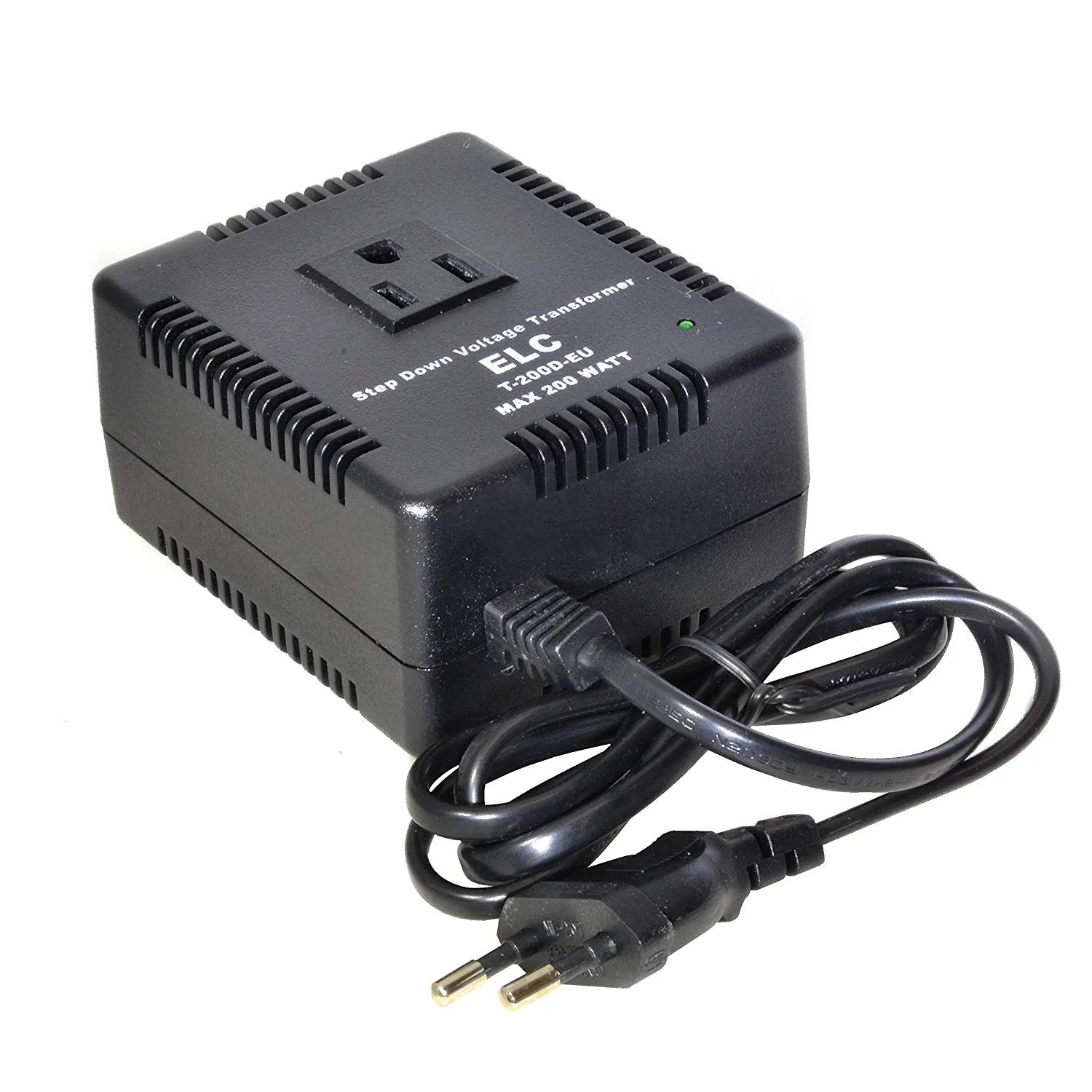 300 Watt Voltage Converter Transformer Heavy Duty Compact - Step Down - 220/240 to 110/120 Volt