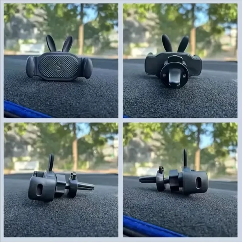 360° Rabbit Ear Car Air Vent Cell Phone Holder- Ab-Zj04