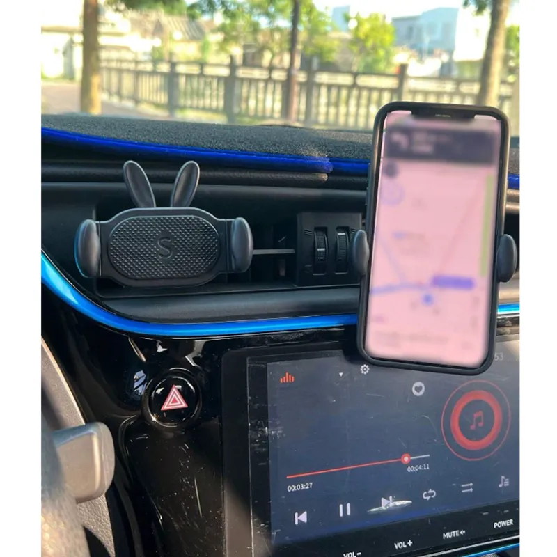 360° Rabbit Ear Car Air Vent Cell Phone Holder- Ab-Zj04