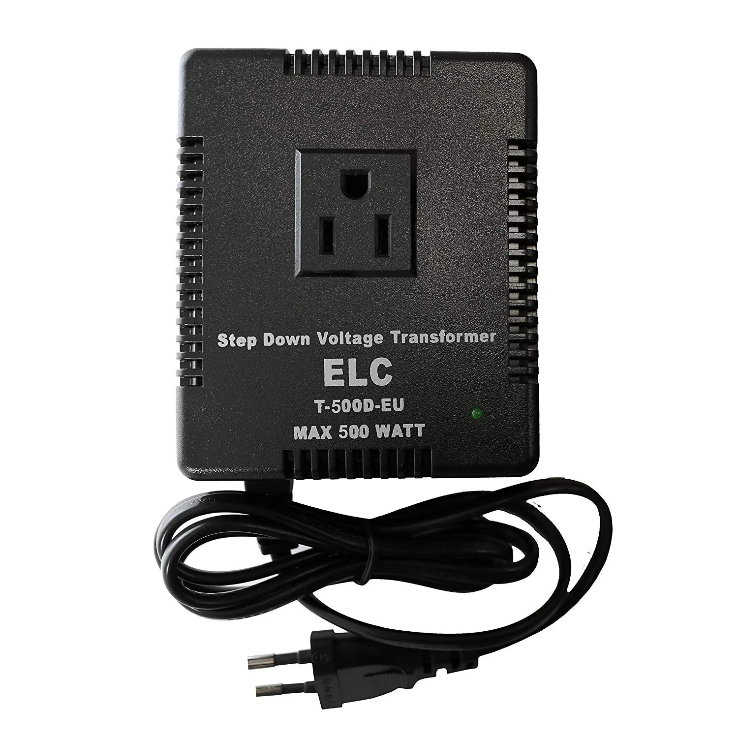 500 Watt Voltage Converter Transformer Heavy Duty Compact - Step Down - 220/240 to 110/120 Volt