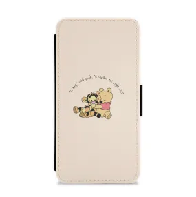 A Hug Said Pooh - Winnie Flip / Wallet Phone Case