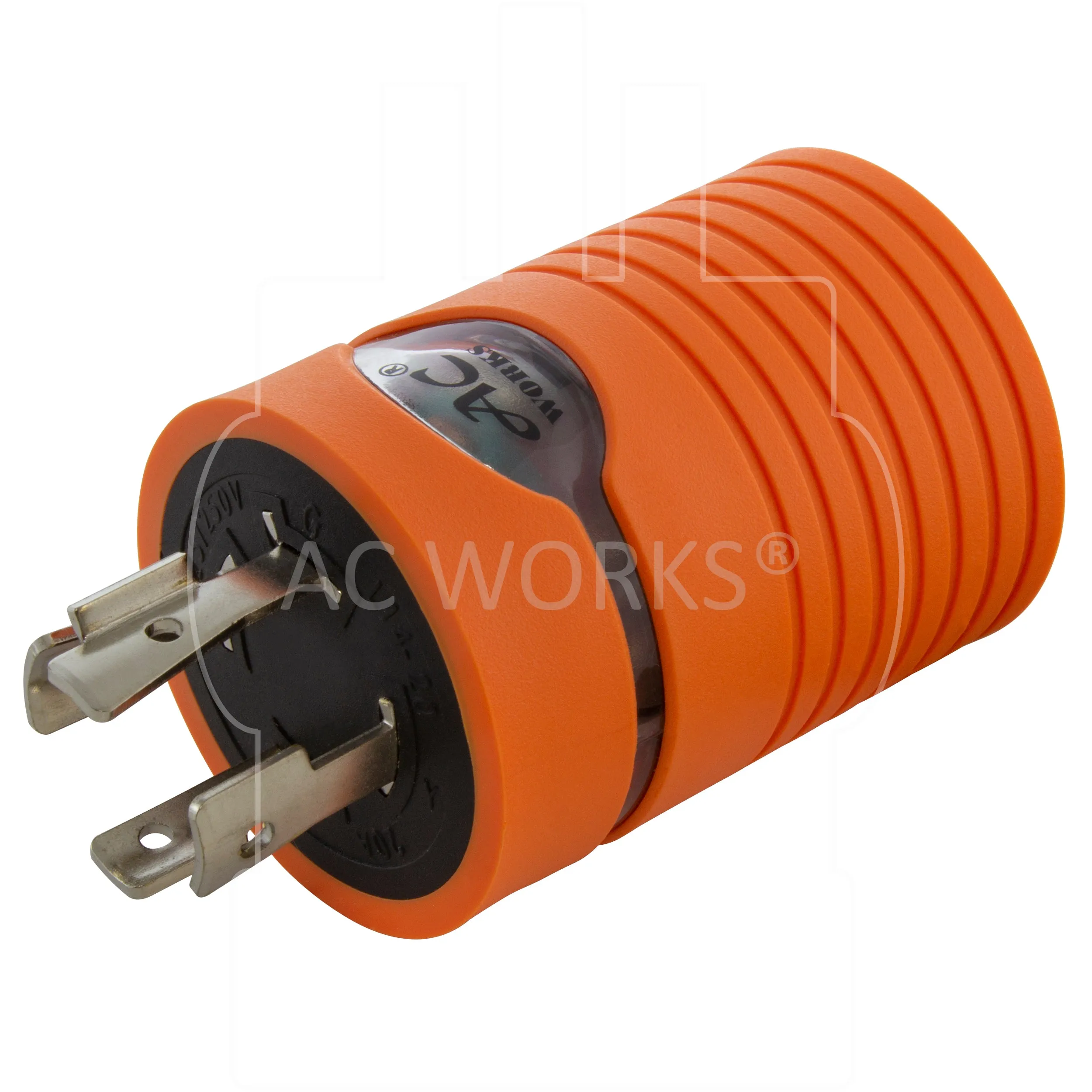 AC WORKS® [ADL1420L1430] 20A 4-Prong 125/250V L14-20P Plug to L14-30R 30A 4-Prong 125/250V Connector with cCSAus Approval