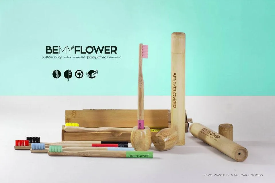 Adult Bamboo Toothbrush BeMyFlower