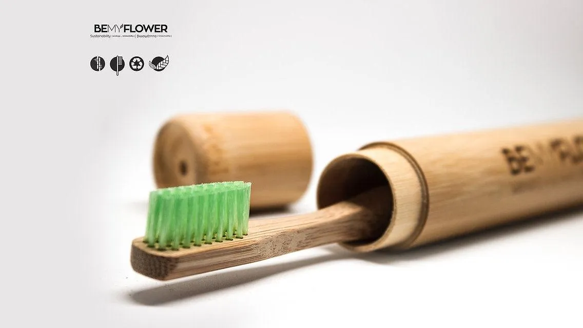 Adult Bamboo Toothbrush BeMyFlower