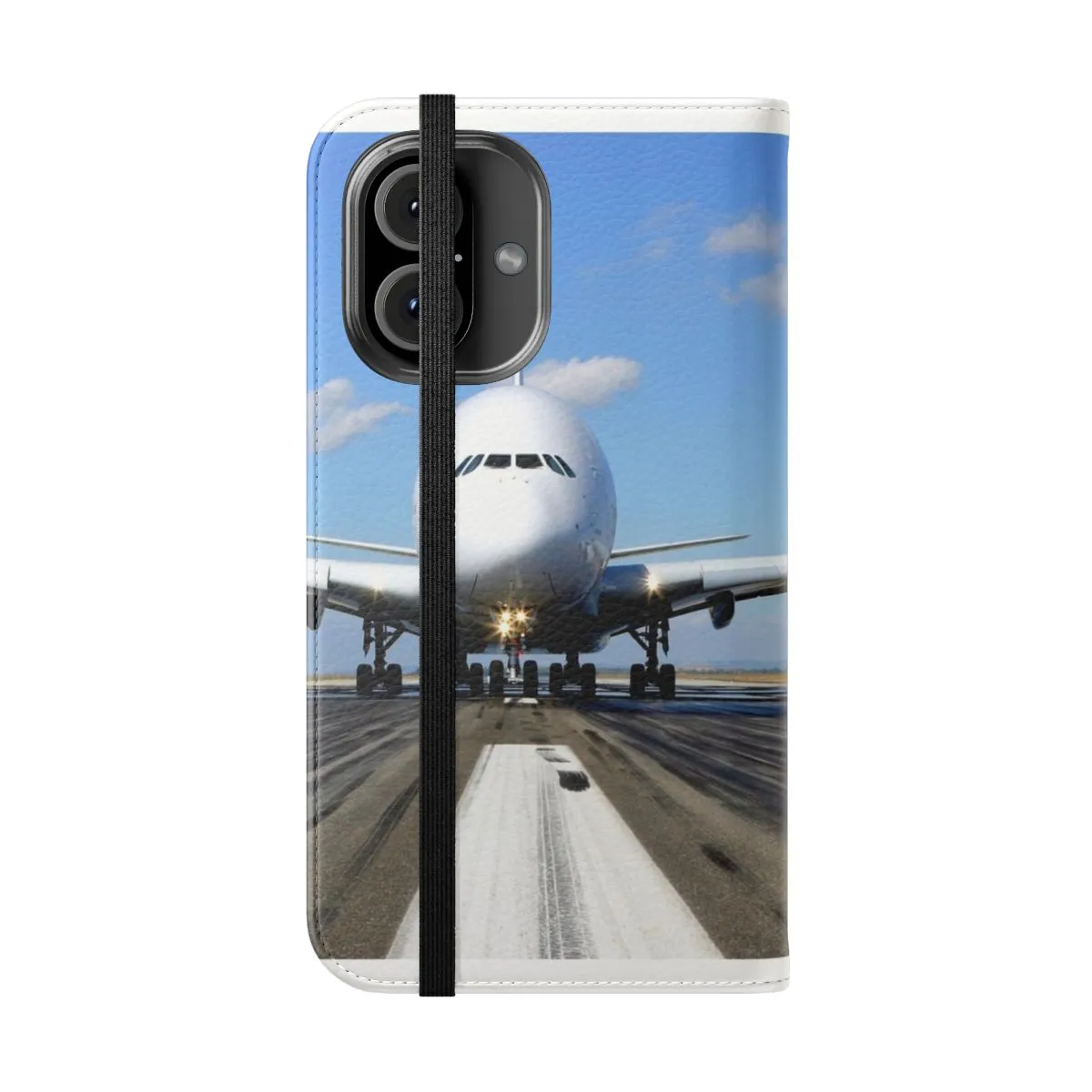 Airbus A380 Plane Photo Flip Cover Phone Case