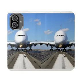 Airbus A380 Plane Photo Flip Cover Phone Case