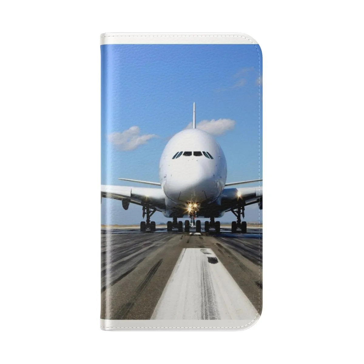 Airbus A380 Plane Photo Flip Cover Phone Case