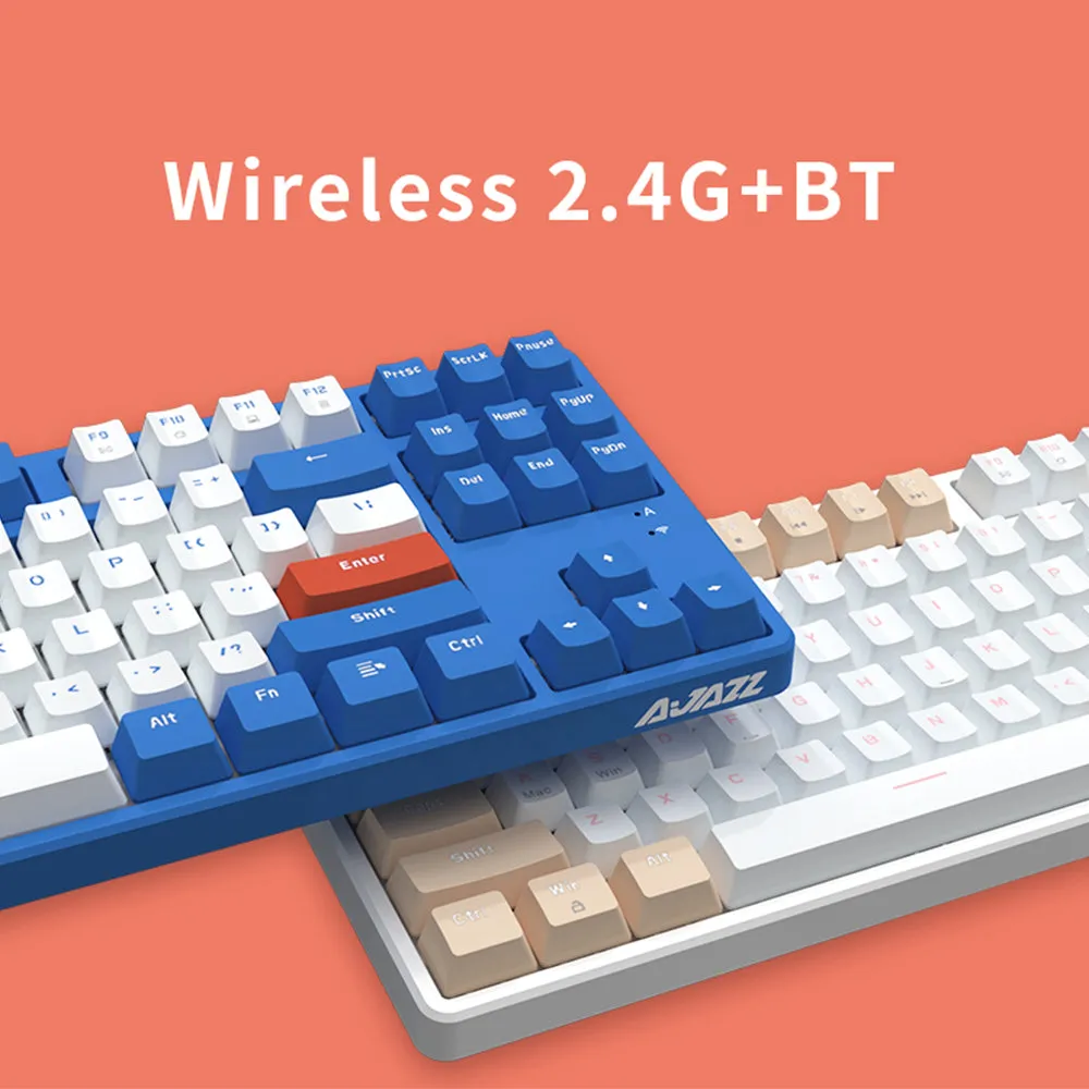 Ajazz AK871 Wireless Dual-mode TKL Mechanical Keyboard