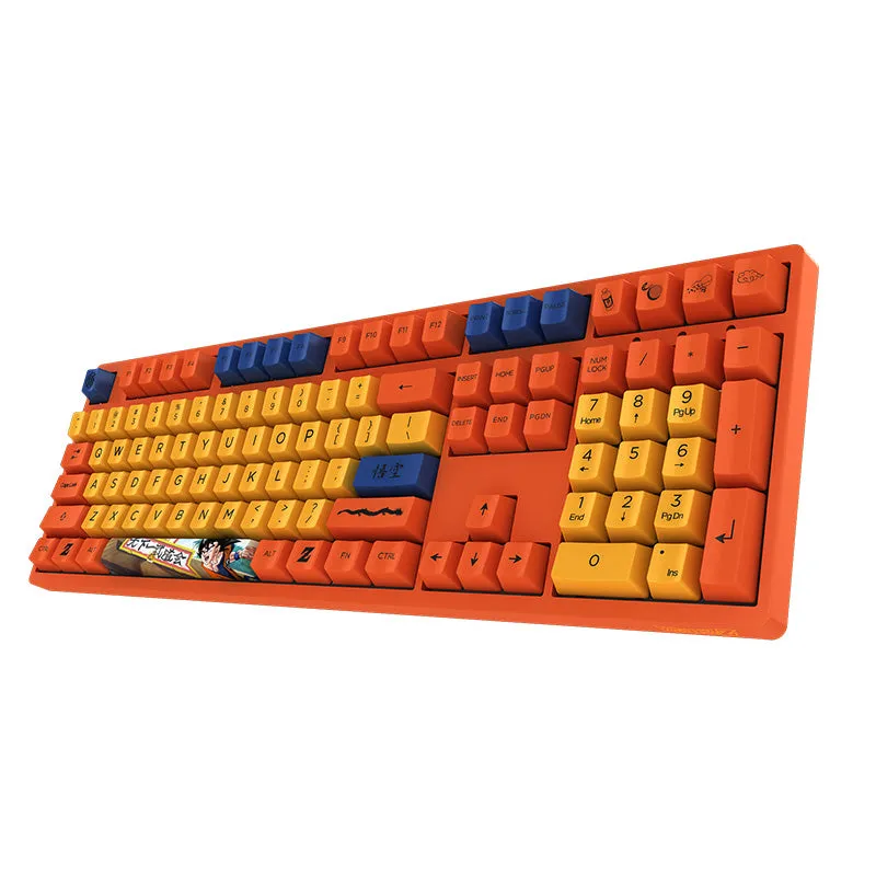 Akko 108K Dragon Ball Goku 3108 Pink Switch Keyboard