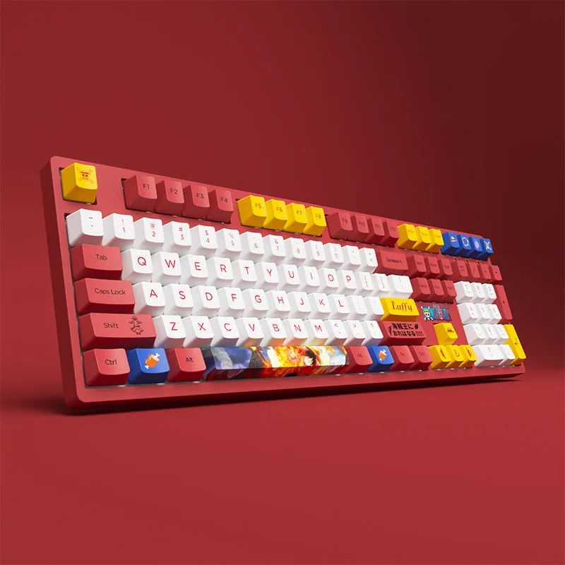 Akko 108K One Piece Luffy 3108 Orange Switch Keyboard