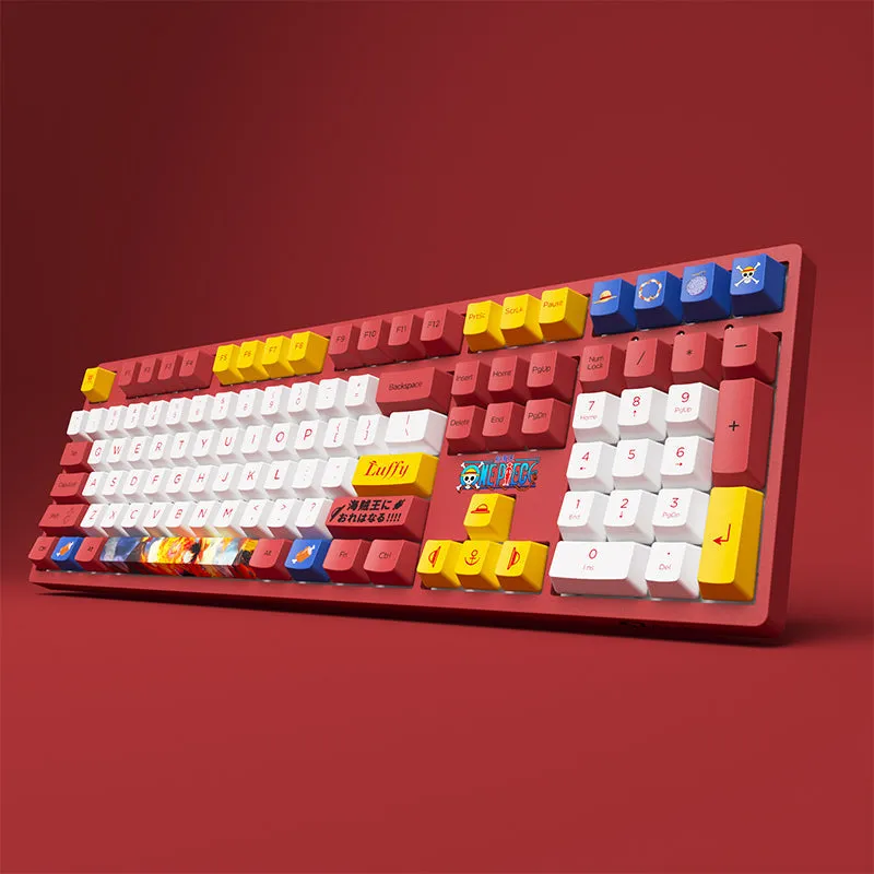 Akko 108K One Piece Luffy 3108 Orange Switch Keyboard