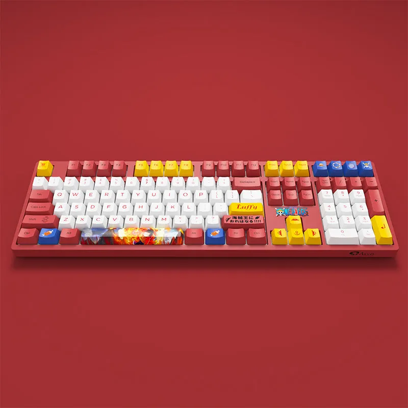 Akko 108K One Piece Luffy 3108 Orange Switch Keyboard