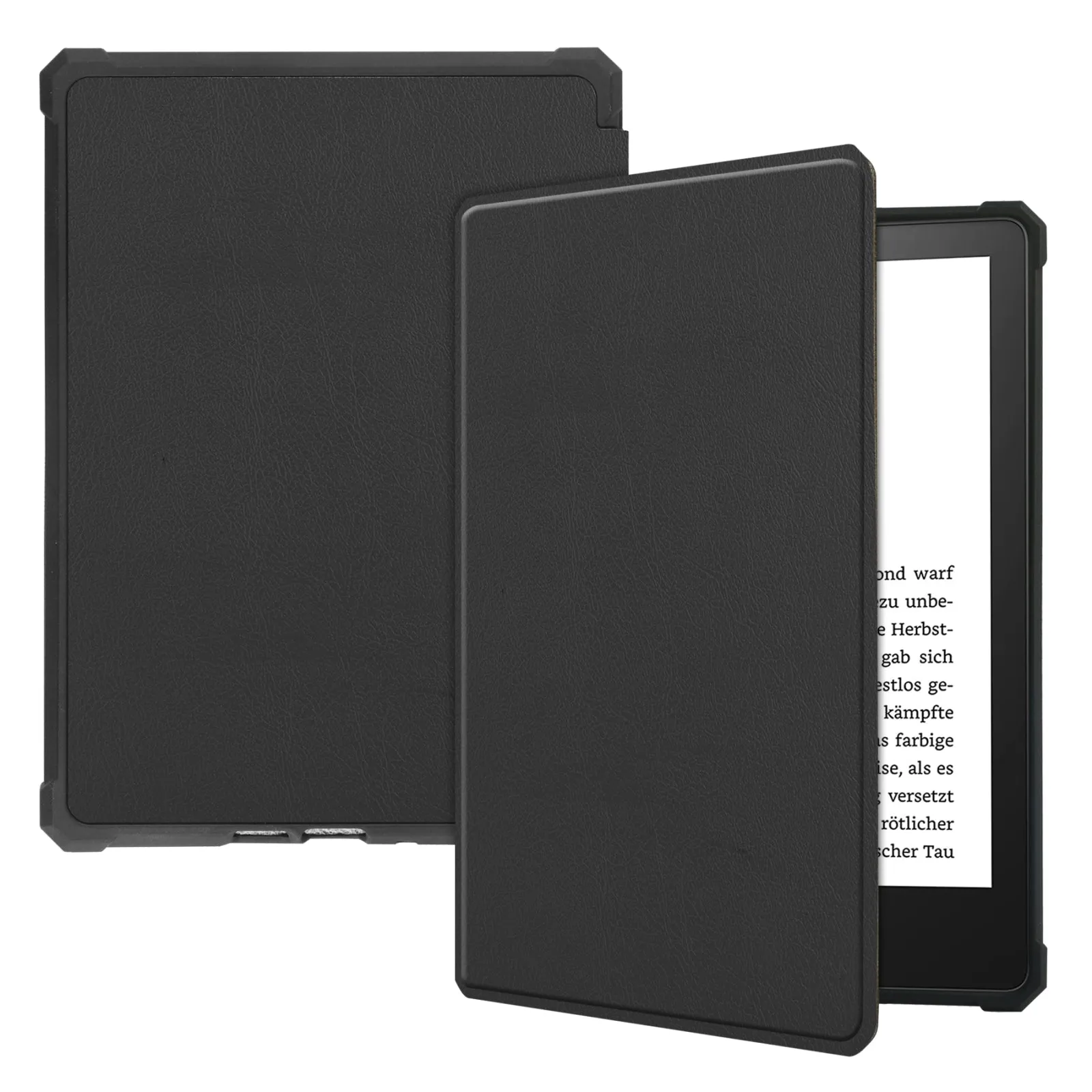 AMZER Caster Texture TPU Horizontal Flip Tablet Leather Case for Amazon Kindle Paperwhite 2021 with Sleep / Wake-up Function