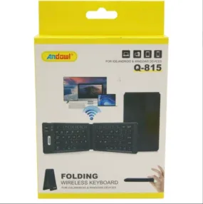 Andowl Q815 Folding Wireless Keyboard For Android And Windows Devices