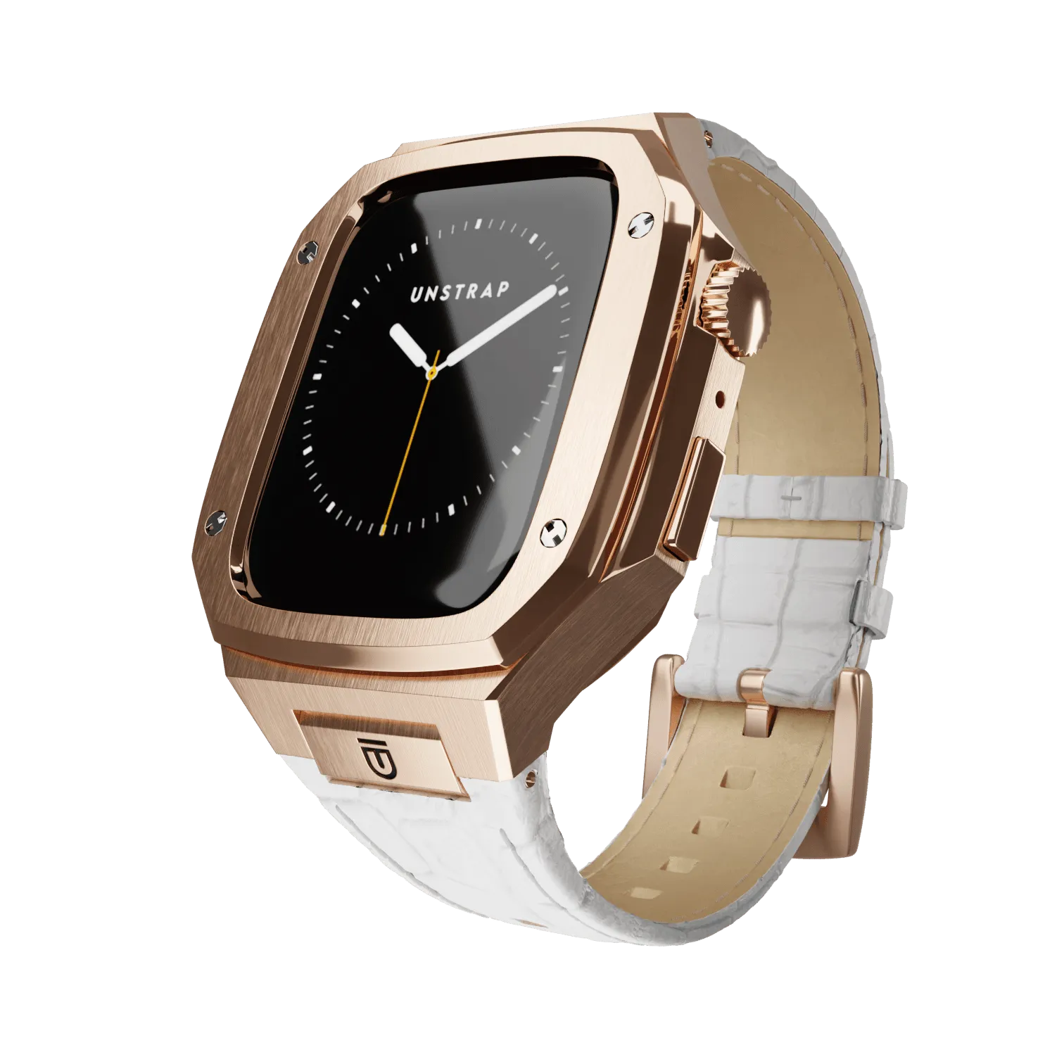 Apple Watch Case Rose Gold White ML - Leather