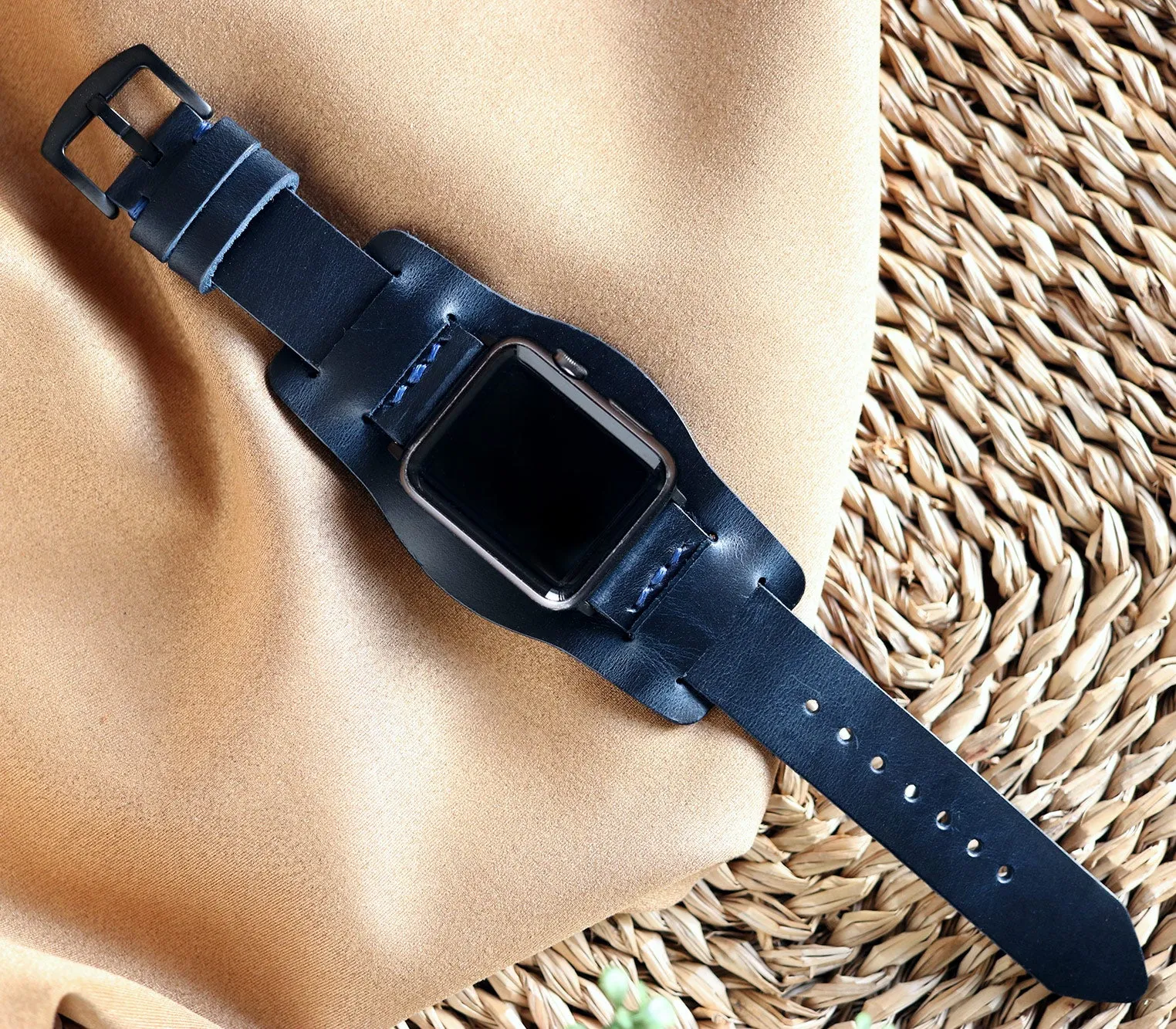 Apple Watch Minimal Bund Strap - Indigo Blue