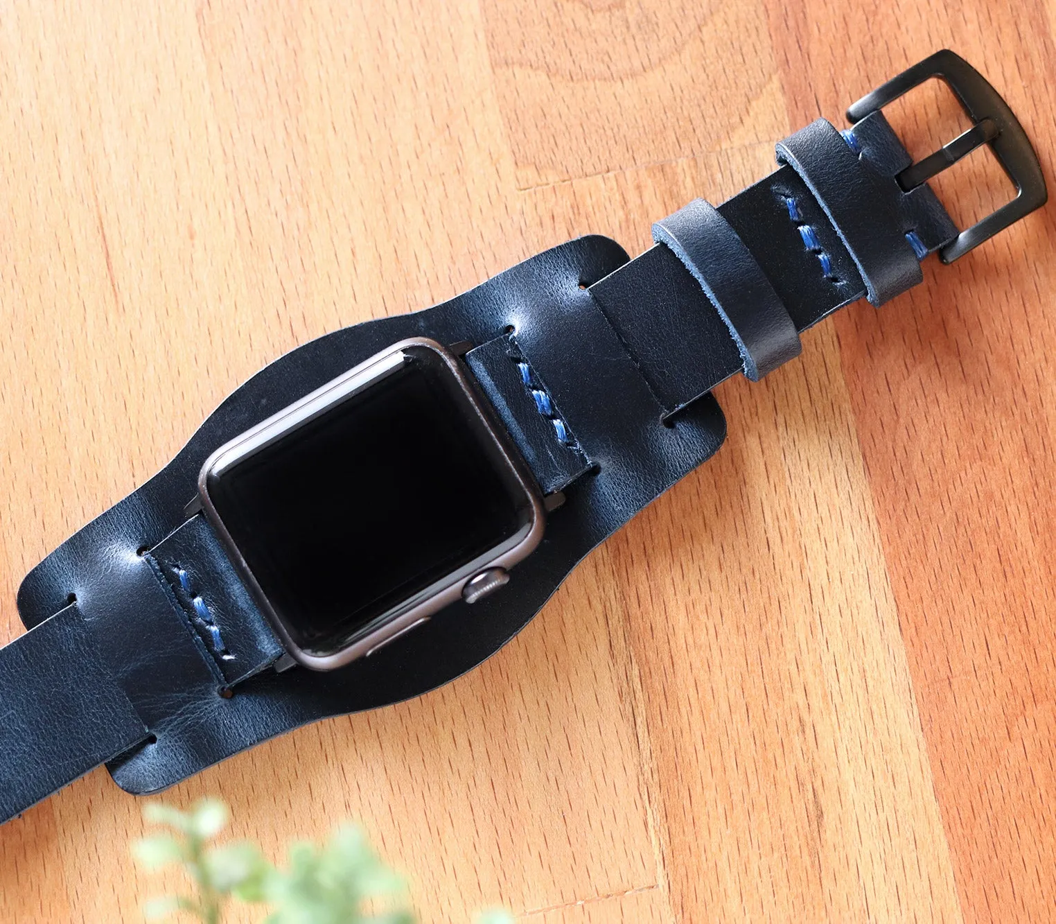 Apple Watch Minimal Bund Strap - Indigo Blue