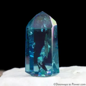 Aqua Aura Master Initiation Channeling Crystal Point