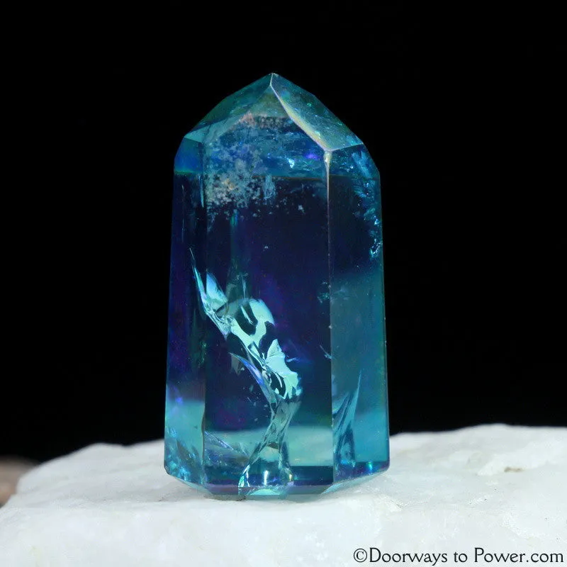 Aqua Aura Master Initiation Channeling Crystal Point