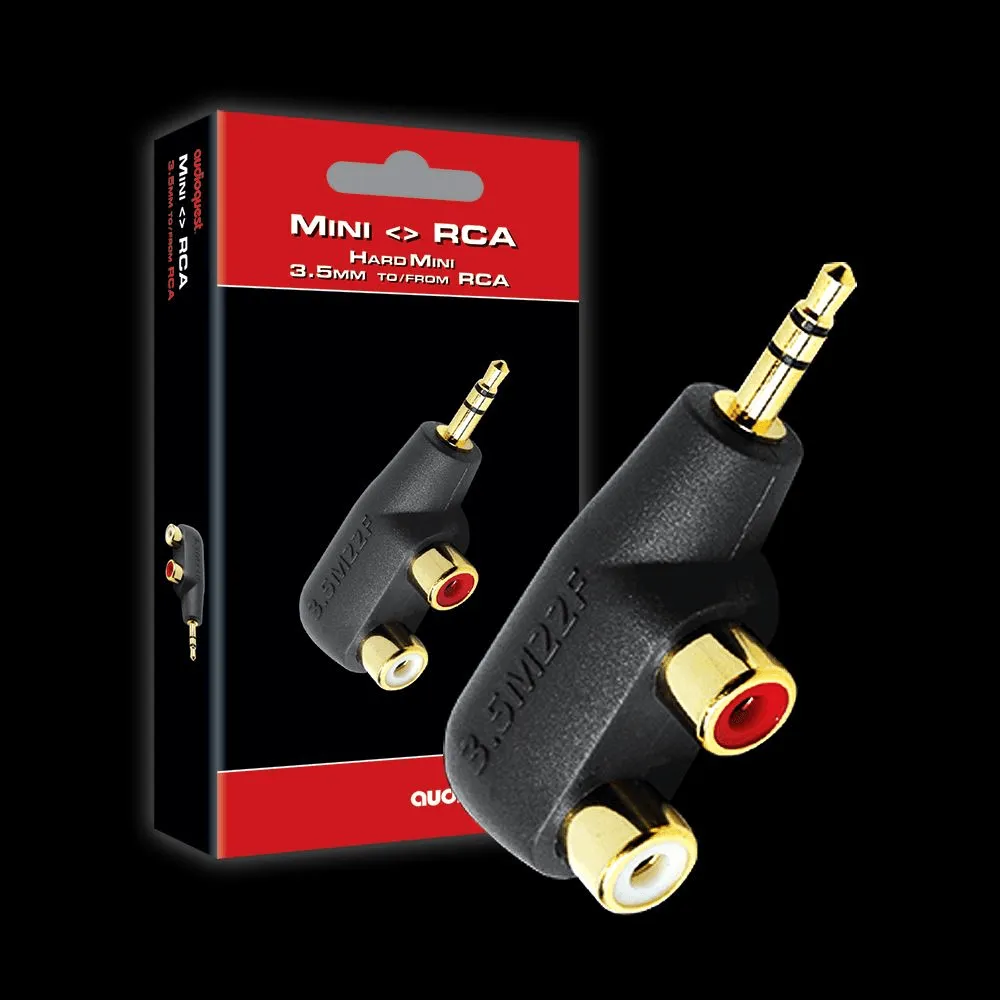 AudioQuest Hard Mini 3.5mm to/from RCA Adaptor