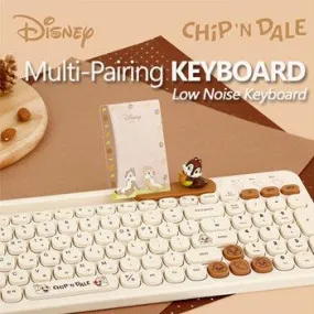 ★Authentic★Disney CHiP and DALE Wireless Keyboard/ 3in1 Multi Pairing/Multi Connection/Slim Design