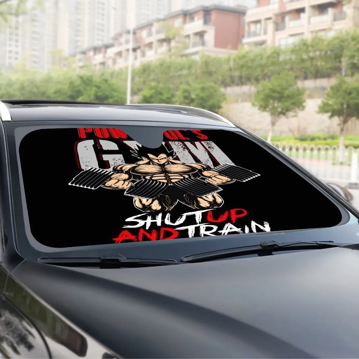 Awesome Training To Beat Goku Windshield Sunshade