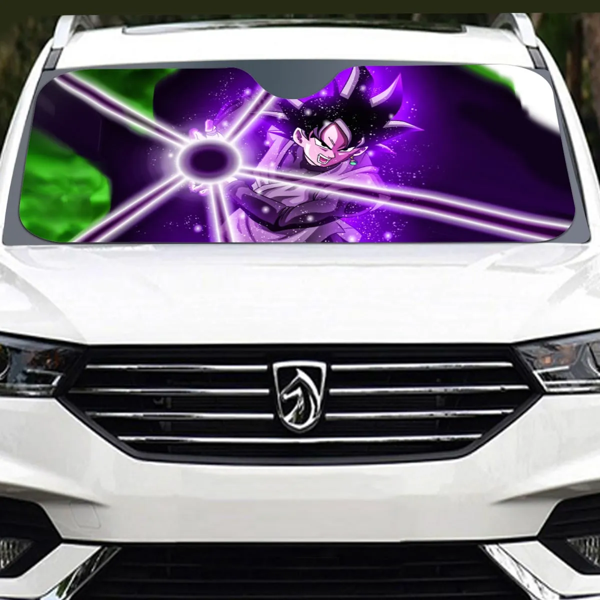 Black Goku Performs Black Power Ball attack  Dragon Ball Super Windshield Sunshade