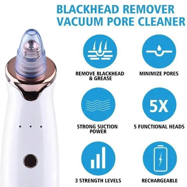 Blackhead Remover Vacuum With Needle Set