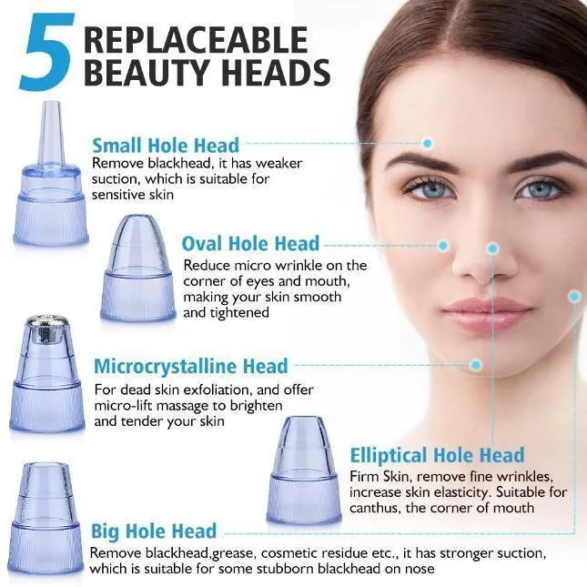 Blackhead Remover Vacuum With Needle Set