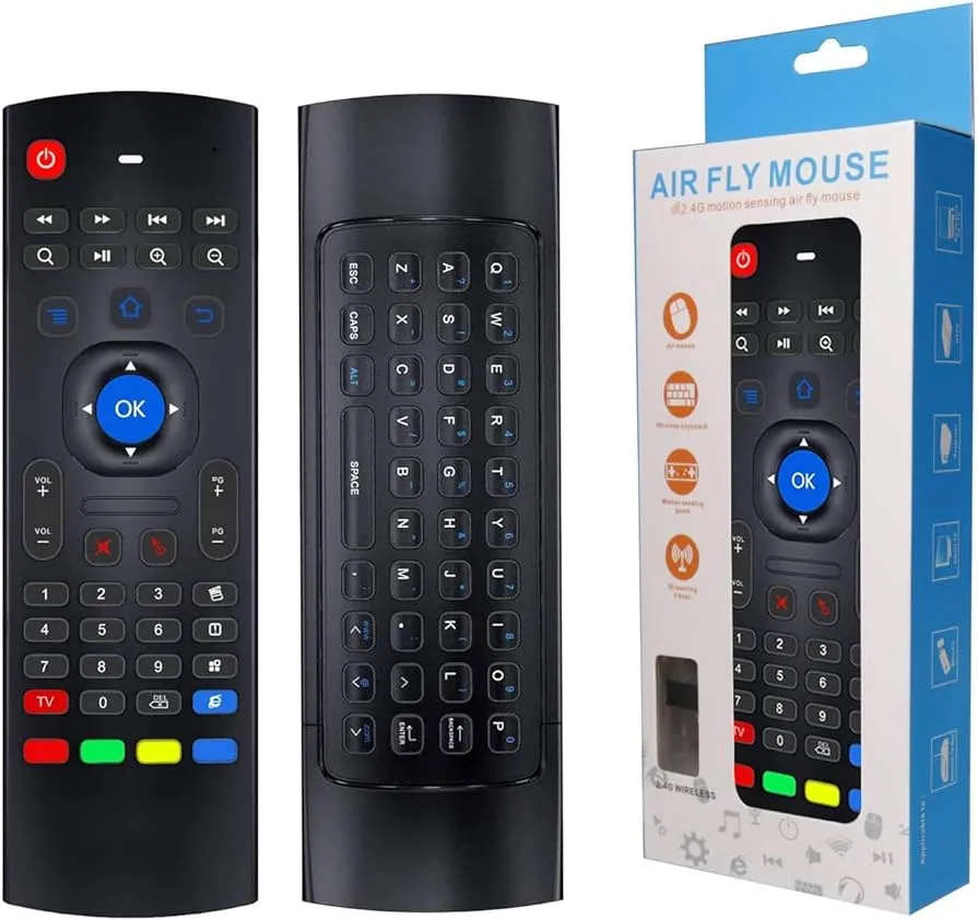 Bluetooth Remote Air Fly Mouse, 2.4G Wireless Remote Control Wireless Keyboard