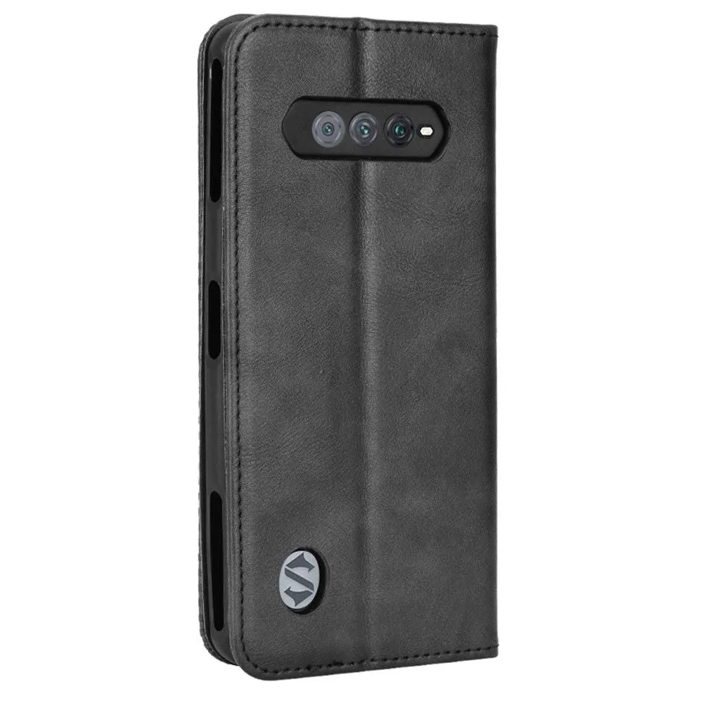 Bofink Vintage Xiaomi Black Shark 5 RS leather case - Black