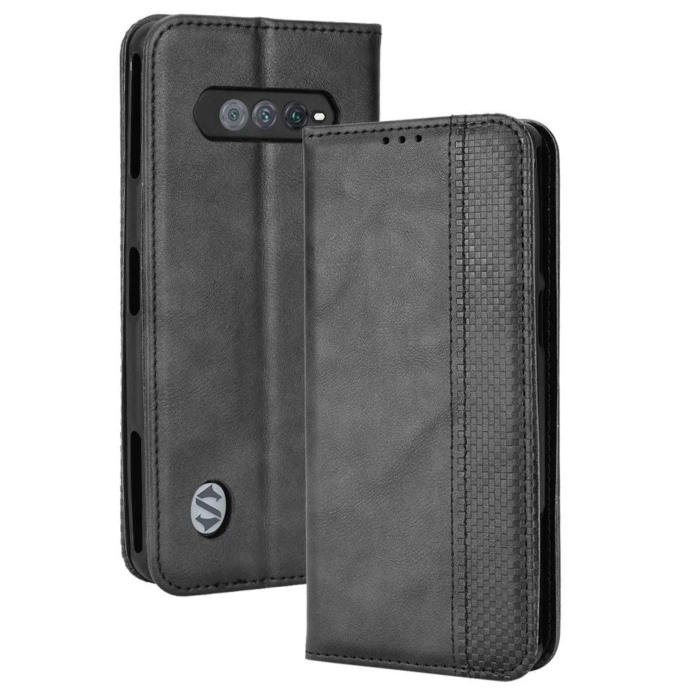 Bofink Vintage Xiaomi Black Shark 5 RS leather case - Black