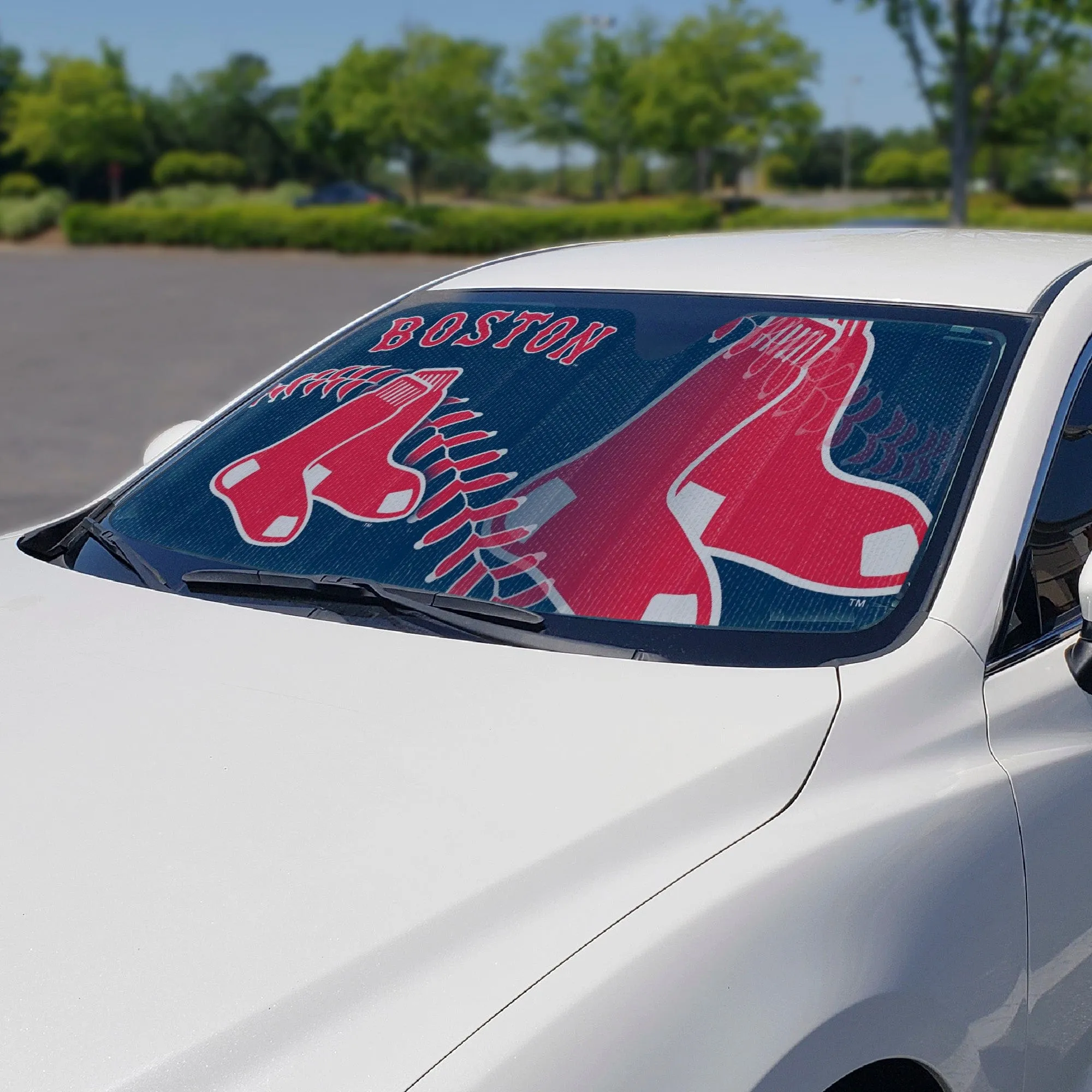 Boston Red Sox Windshield Sun Shade