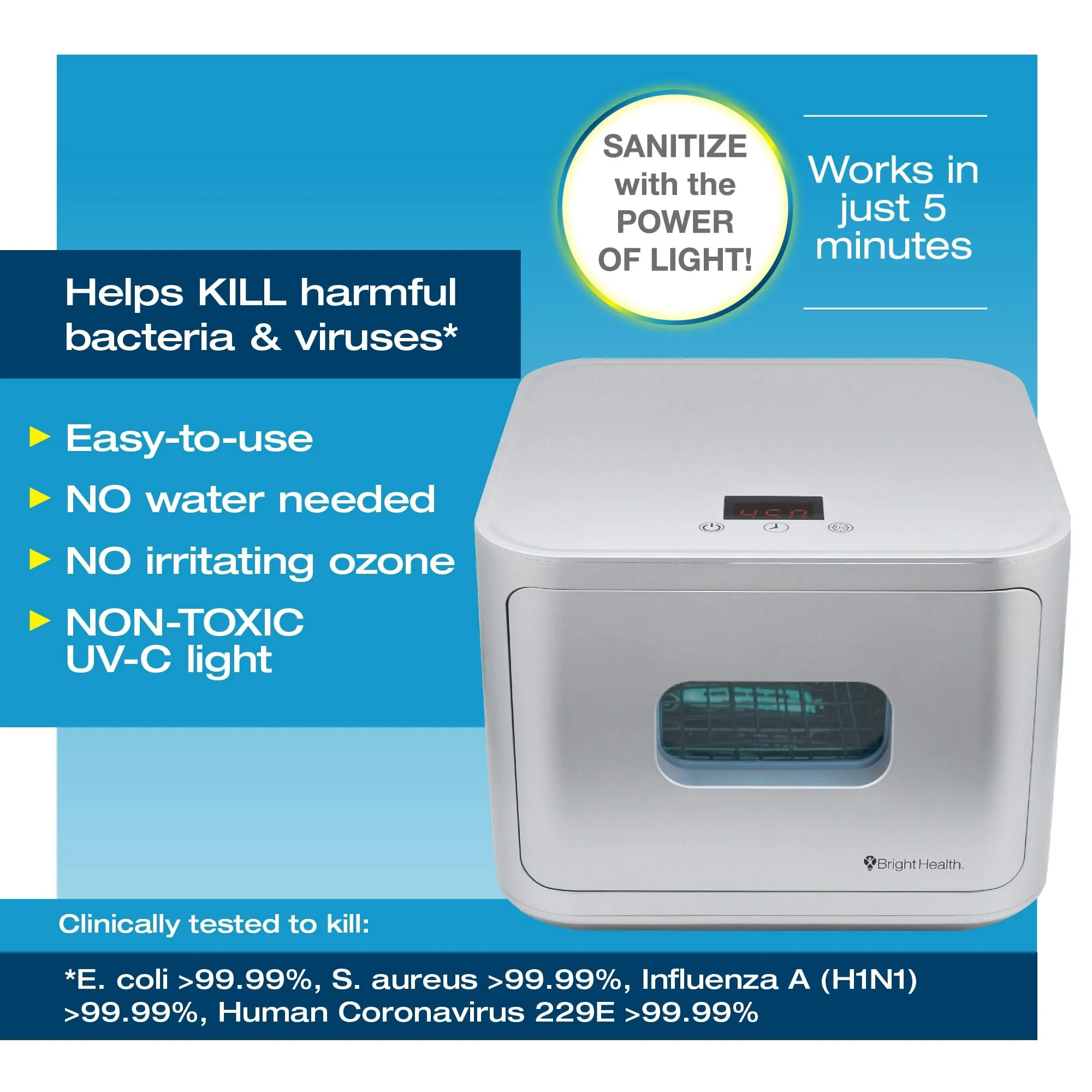 Bright Health Multipurpose UV Light Sanitizer