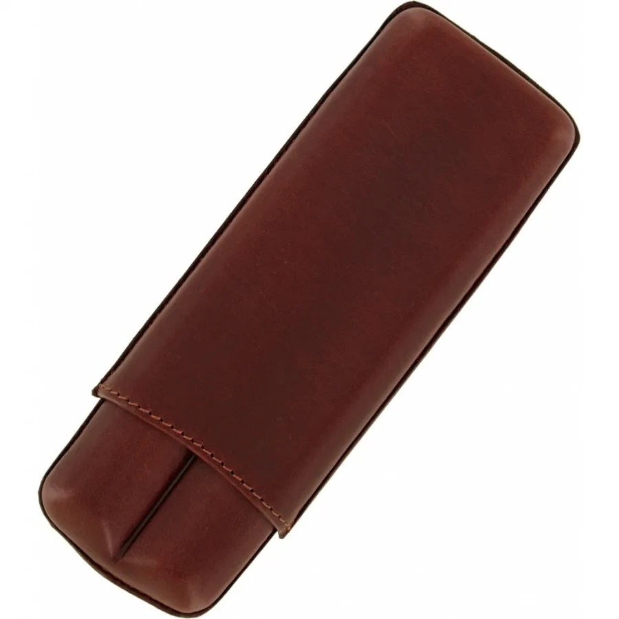 Brighton Cohiba Cigar Case Leather in Brown 00535 FW22