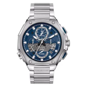 Bulova Precisionist Men's Blue Watch 96B349