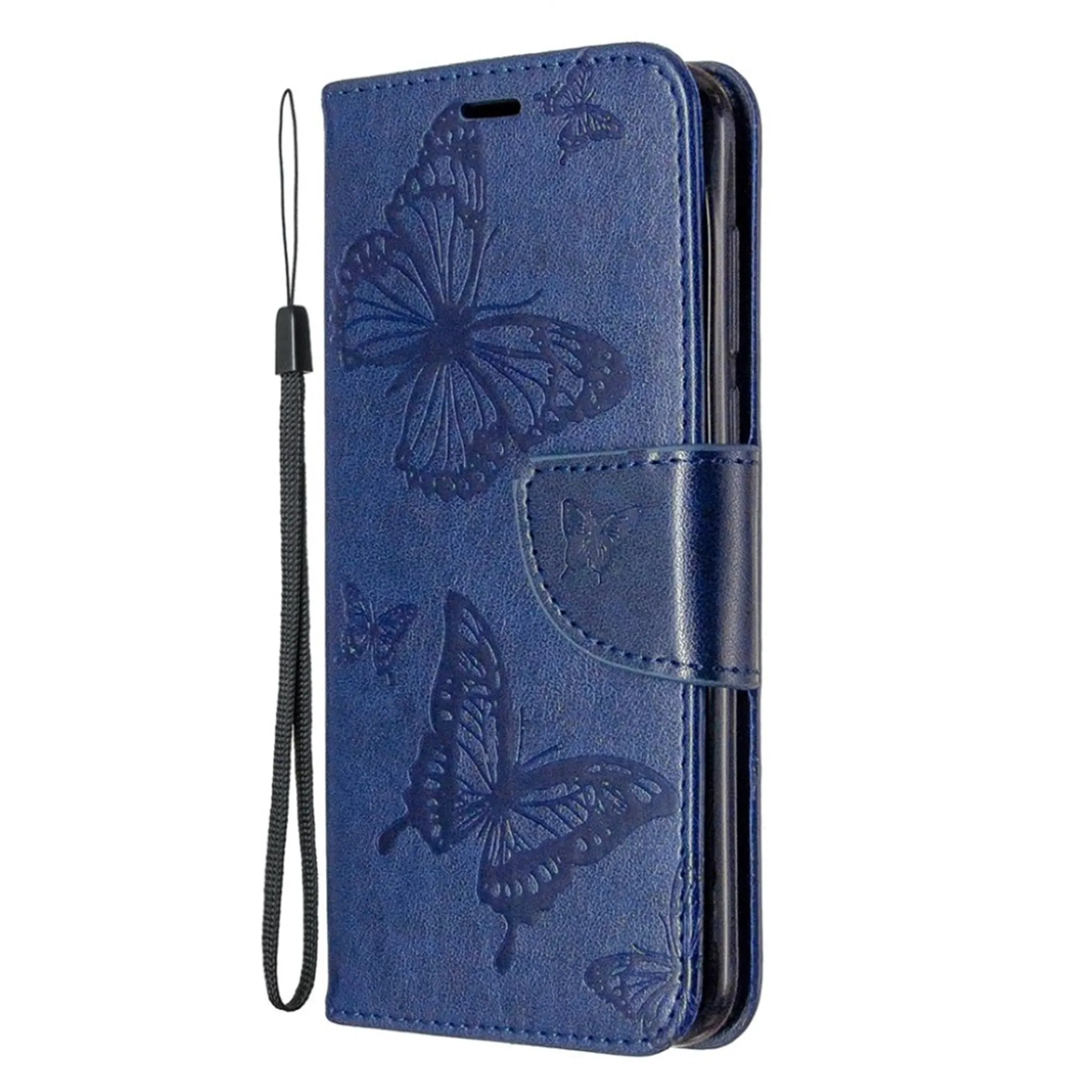 Butterfly Huawei Y5p / Honor 9S flip case - Blue