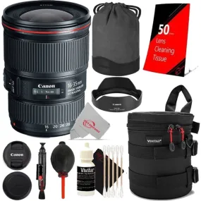 Canon EF 16-35mm f/4L IS USM Full-Frame Lens for Canon EF Cameras   Essential Kit