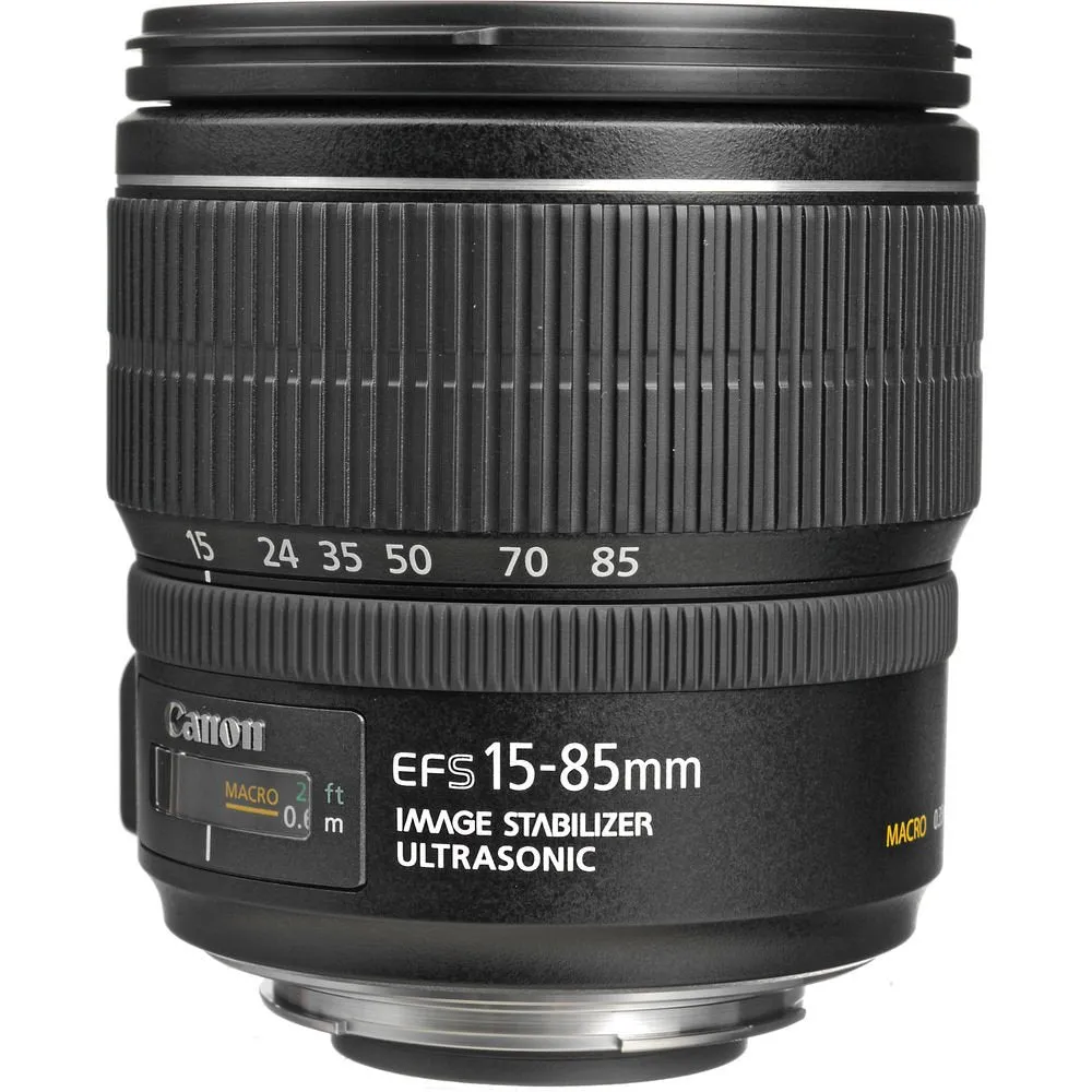 Canon EF-S 15-85mm F/3.5-5.6 is USM Lens for Canon 7D, 7D Mark Ii, 50D, 70D, 77D, 80D, Rebel Xti, Rebel T6I, Rebel T7I  