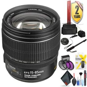 Canon EF-S 15-85mm F/3.5-5.6 is USM Lens for Canon 7D, 7D Mark Ii, 50D, 70D, 77D, 80D, Rebel Xti, Rebel T6I, Rebel T7I  