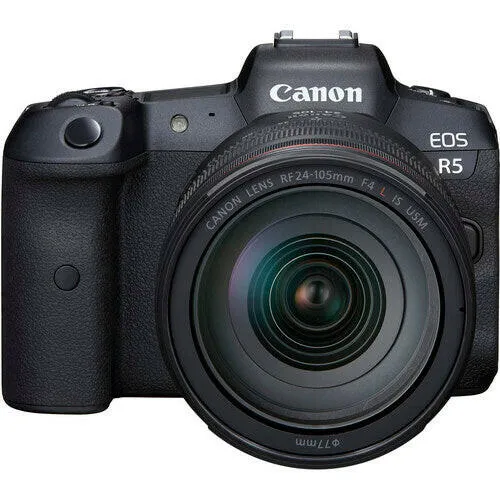 Canon EOS R5 Mirrorless Digital Camera with RF 24-105mm f/4L IS USM Lens