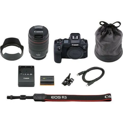 Canon EOS R5 Mirrorless Digital Camera with RF 24-105mm f/4L IS USM Lens