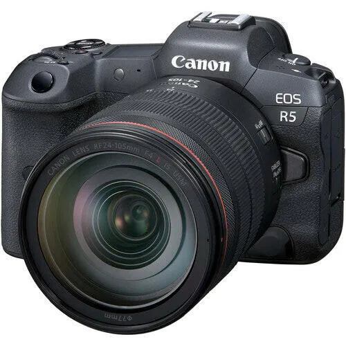 Canon EOS R5 Mirrorless Digital Camera with RF 24-105mm f/4L IS USM Lens