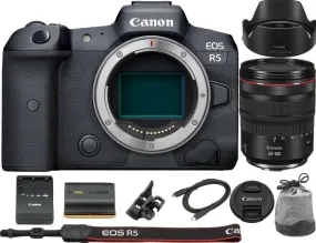 Canon EOS R5 Mirrorless Digital Camera with RF 24-105mm f/4L IS USM Lens