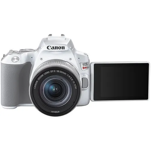 Canon EOS Rebel SL3 DSLR Camera with 18-55mm Lens - White