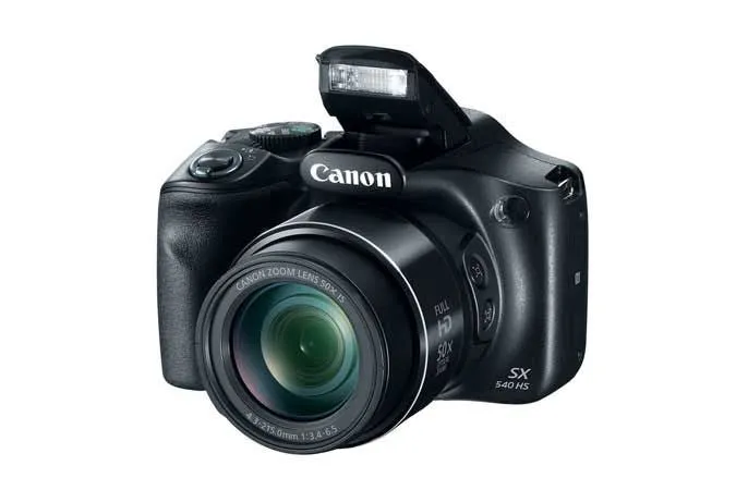 Canon PowerShot SX540HS Black Digital Camera - 1067C001