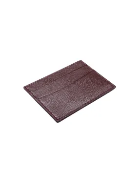 Capra Flat Credit Card Case Bordeaux