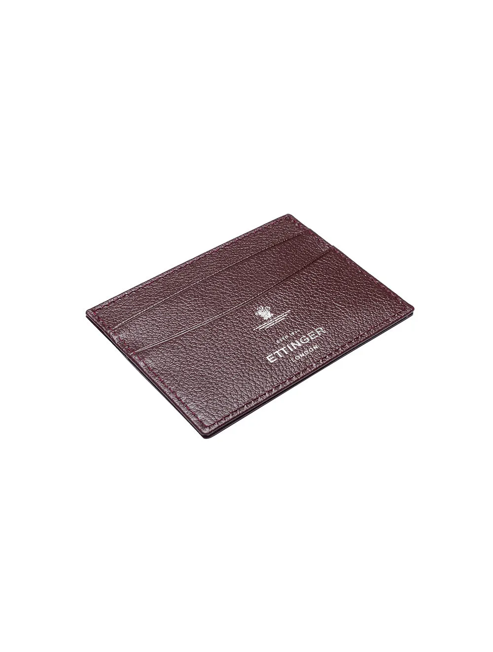 Capra Flat Credit Card Case Bordeaux